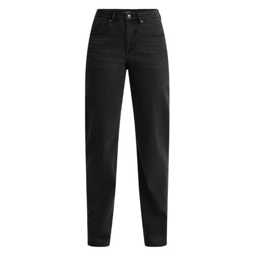 NWT Madden NYC Women's Y2K Barrel Jeans Galaxy Wash Size 2 Relaxed Mid-Rise - Picture 3 of 13